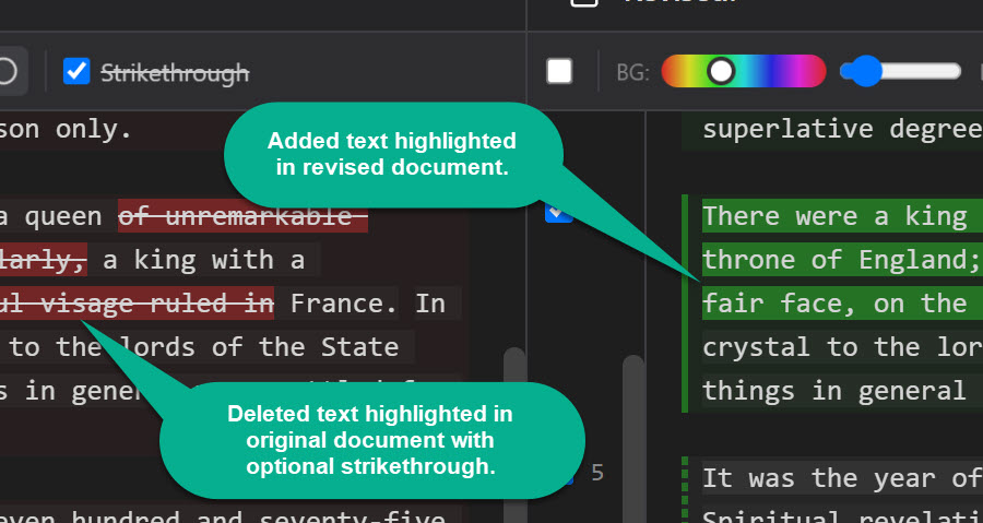 Sentence Highlighting
